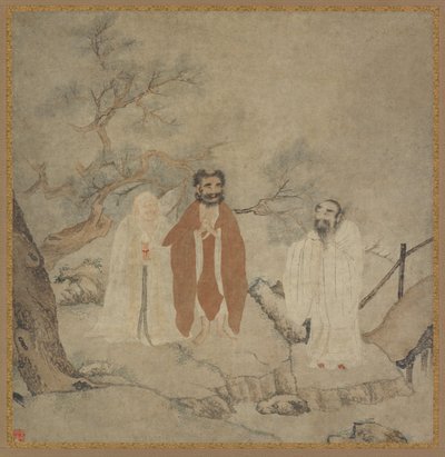 Sakyamuni, Lao Tzu, and Confucius by Unbekannt Unbekannt